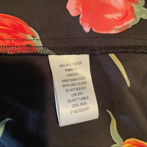 Reformed by Reformation Black Floral Dress - Picture 9 of 9